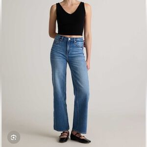 Quince Bella Stretch Relaxed Straight Jeans